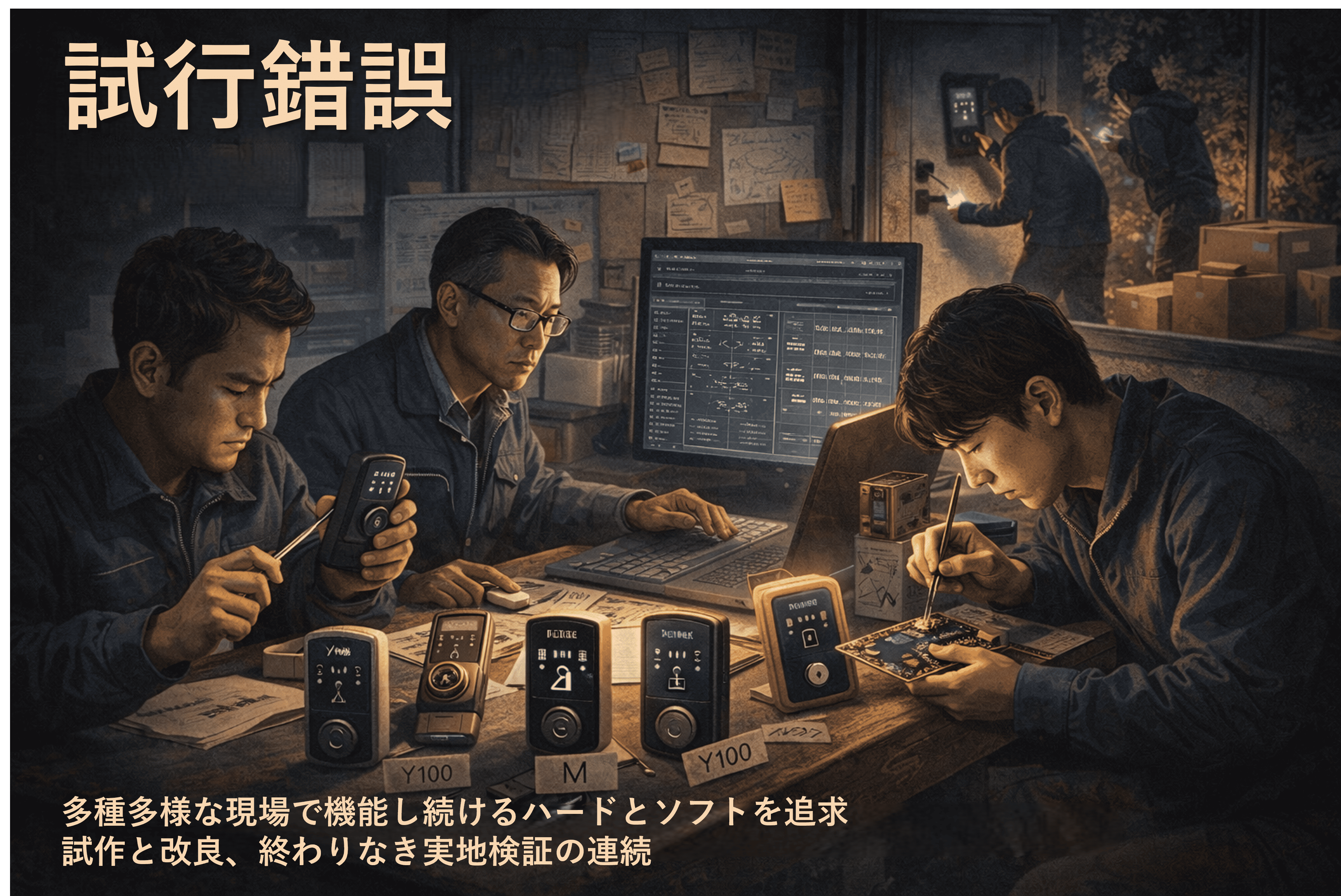 葛藤と試行錯誤イメージ