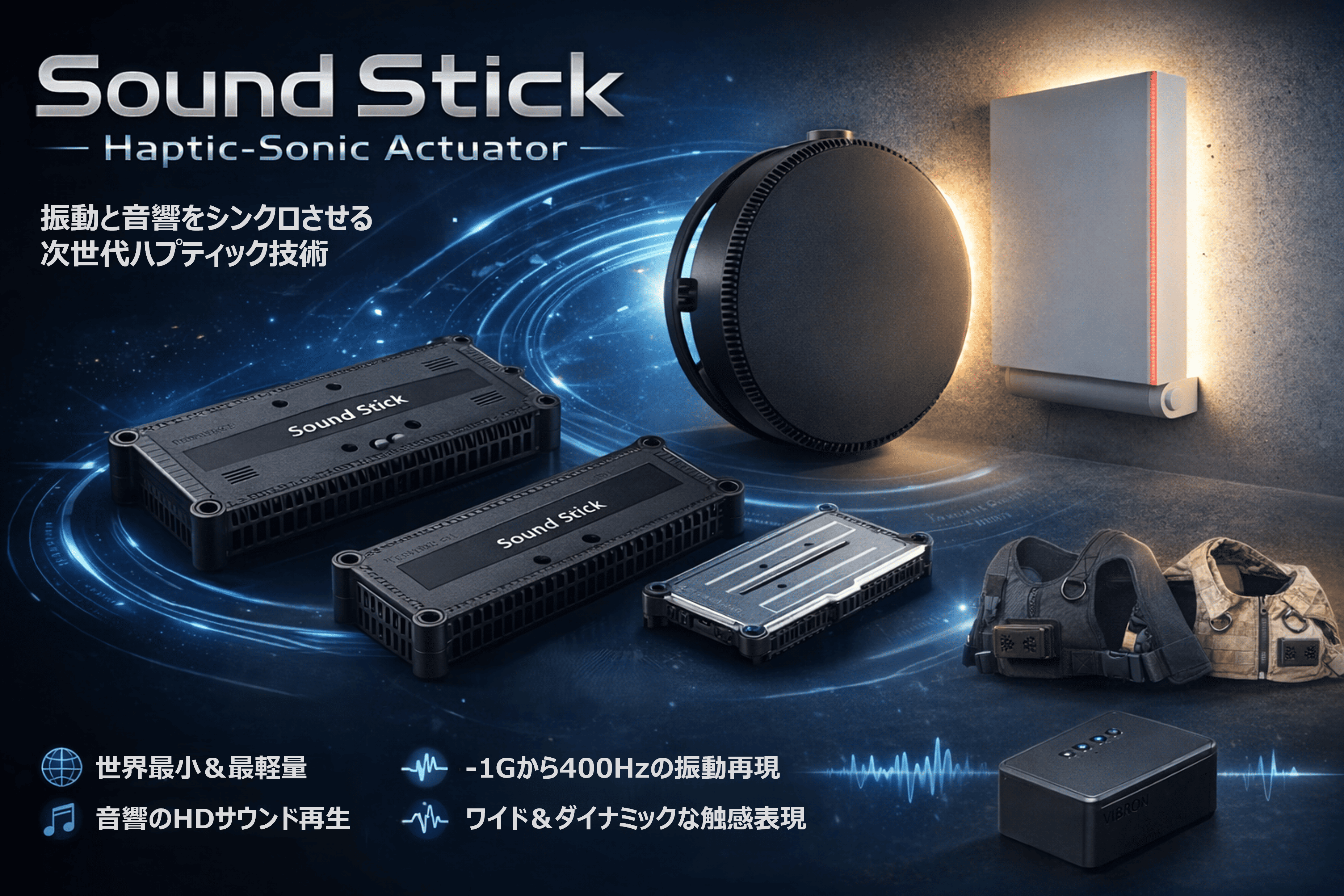 Sound Stick(Actuator) メインビジュアル