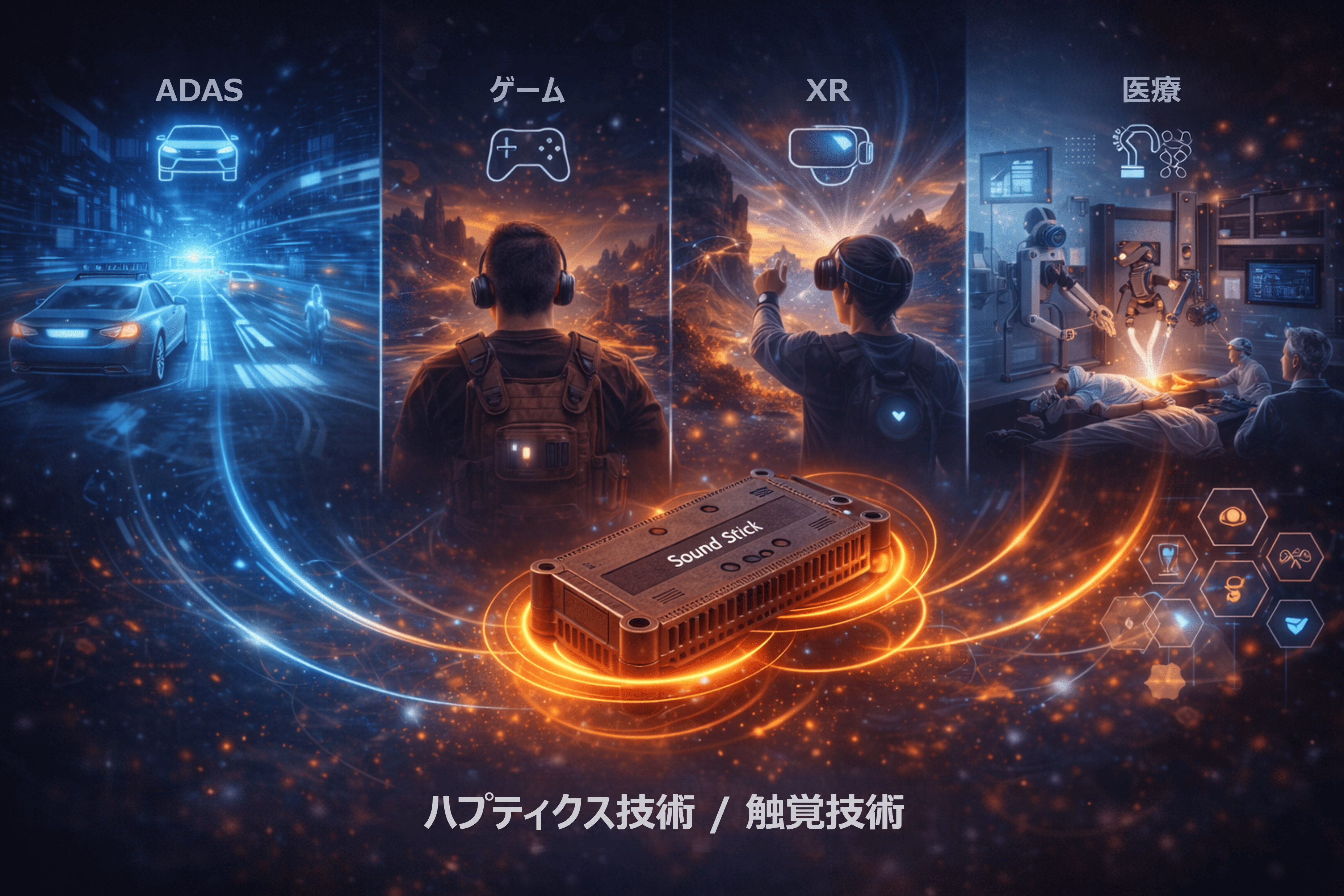 未来へ広がる触覚技術