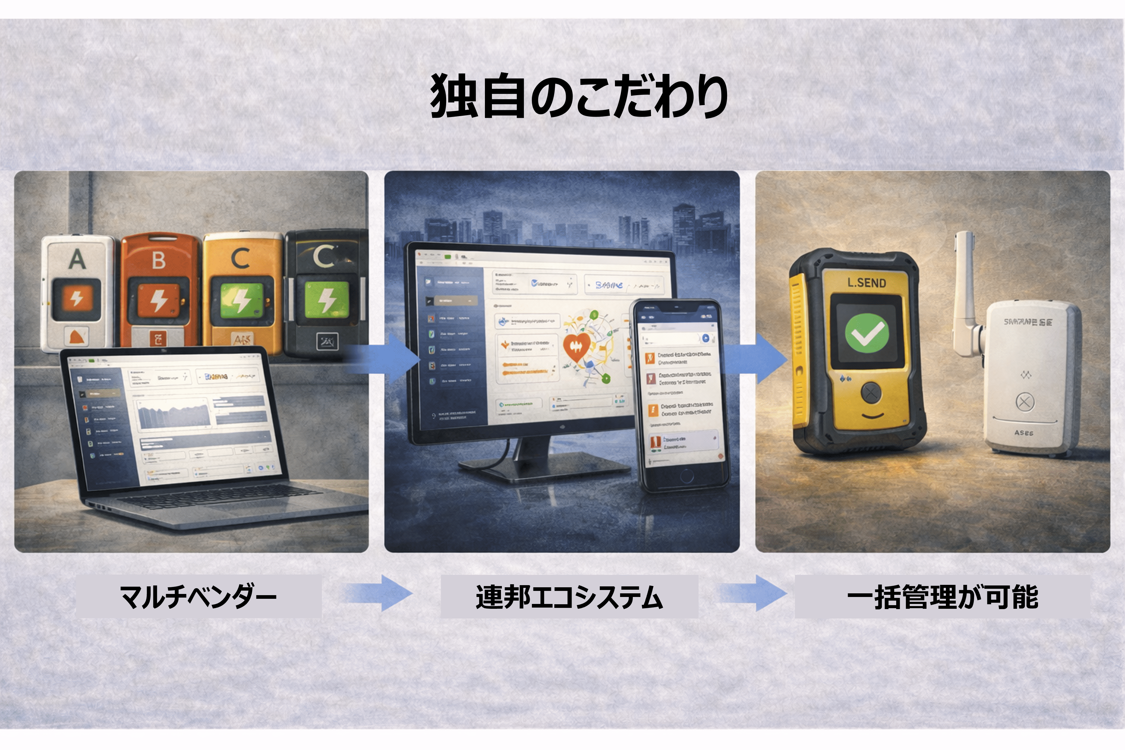 SmartAEDの独自のこだわり