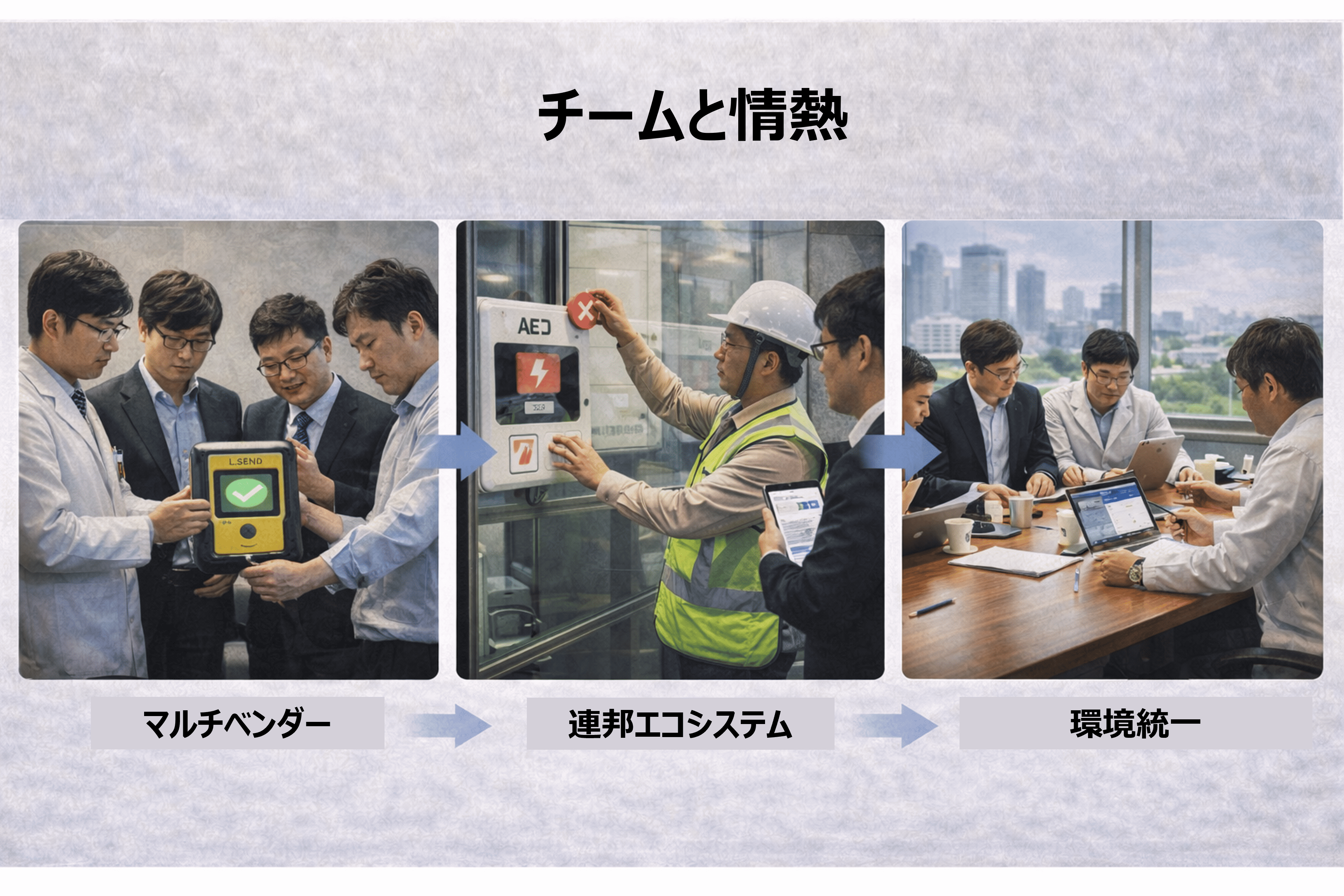 SmartAEDのチームと情熱